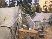 John Singer Sargent Camp at Lake O'Hara (mk18) Spain oil painting artist